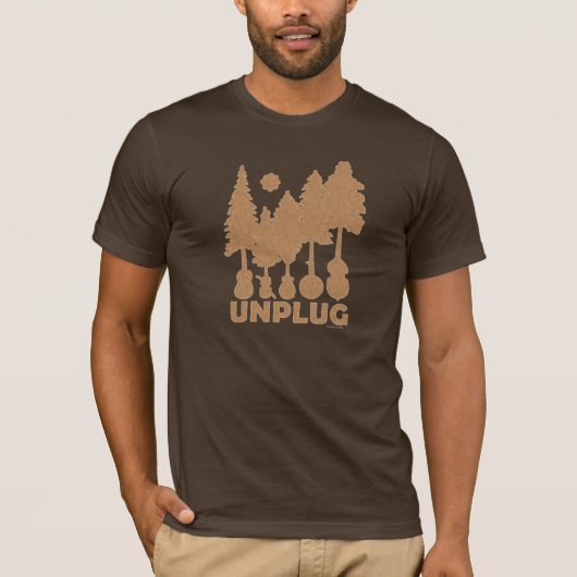 Unplug - Bluegrass Forest T shirt (Voorkant)