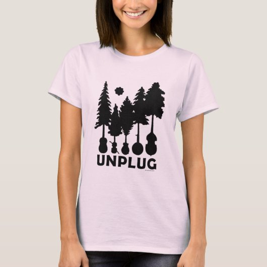 Unplug - Bluegrass Forest Womens T-shirt (Voorkant)