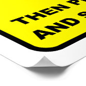 Unplug Life Support Funny Poster (Hoek)