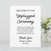 Unplugged Ceremony Eenvoudig Modern Chic Wedding S (Staand voorkant)