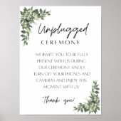 Unplugged Ceremony-Poster Poster (Voorkant)