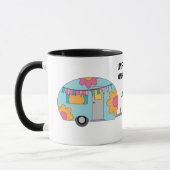 Unplugried Lovin' IT Retro Camper Mok (Links)