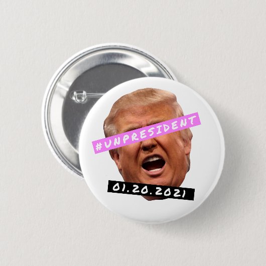 UnPresident Donald Trump Button (Voorkant /achterkant)