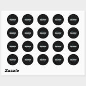 Unquantized Music Producer Musician Graphic Ronde Sticker (Vel)