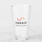 Unraid Beer Glass Glas (Voorkant)