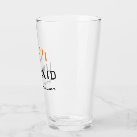 Unraid Bierglas Glas (Links)