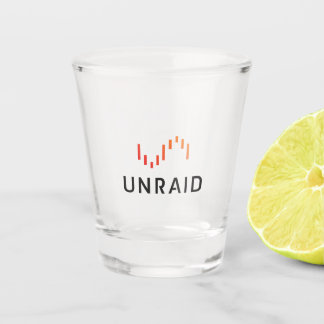 Unraid Shot Glass Glas
