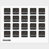 Unraid sticker - zwart (Vel)