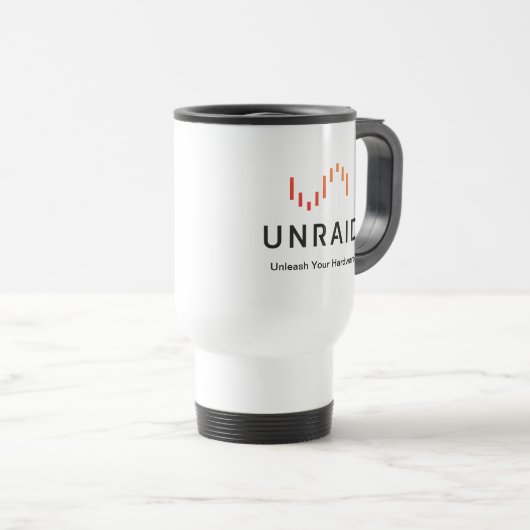 Unraid Travel Mug Reisbeker (Voorkant rechts)