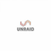Unraid Vinyl Sticker (Voorkant)