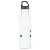 Unraid Water Fles - White (Achterkant)