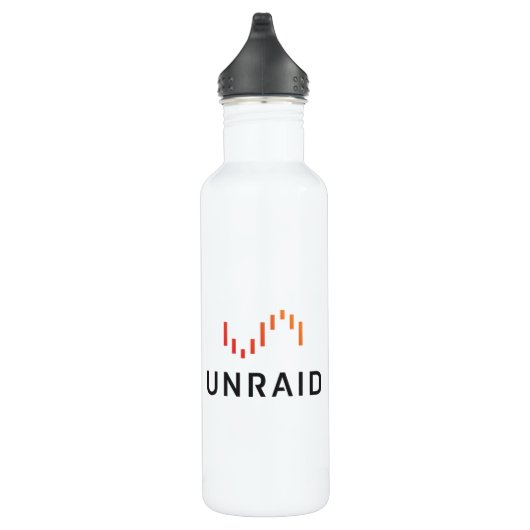 Unraid Water Fles - White (Rechts)