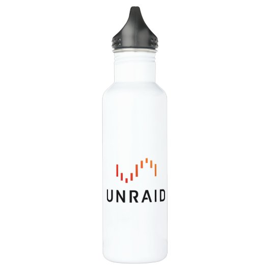 Unraid Water Fles - White (Links)