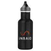 Unraid waterflesje - zwart waterfles  (Rechts)