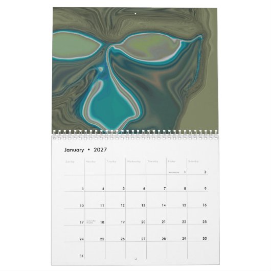 UnReal Agenda 2013 Kalender (Jan 2027)