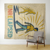 Unrelapsed - Medium (50" x 60") Tapestry Wandkleed (In Situ (horizontaal))