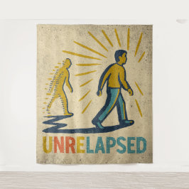 Unrelapsed - Medium (50" x 60") Tapestry Wandkleed
