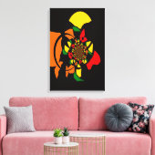 Unreliable Compass, Honest Chaos   Canvas Afdruk (Insitu (Woonkamer))