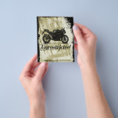 UNRESTRICTED GRUNGE MOTORCYCLE MOTORBIKE GANG MOTT FLYER (Hand)