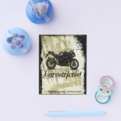 UNRESTRICTED GRUNGE MOTORCYCLE MOTORBIKE GANG MOTT FLYER (Enkel)