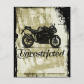 UNRESTRICTED GRUNGE MOTORCYCLE MOTORBIKE GANG MOTT FLYER (Voorkant)