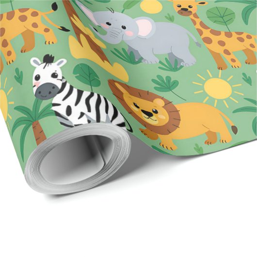 Unrolled and flat views of gift wrap cadeaupapier (Rol Hoek)