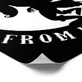 Unruly Greetings From Krampus Christmas Apparel Me Poster (Hoek)