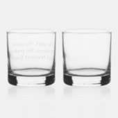 UNS-bril Whisky Glas (Achterkant)