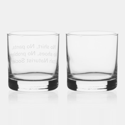 UNS-bril Whisky Glas (Achterkant)