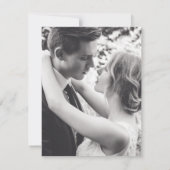 Unsave de datum bruiloft verandering uitgestelde b save the date (Achterkant)