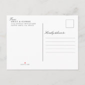 Unsave de Datum handgeschreven Nieuwe Aankondiging (Achterkant)