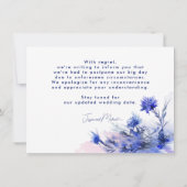 UnSave onze Date, grappige korenbloem Reverie Aankondiging (Achterkant)