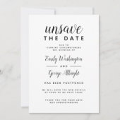 Unsave the Date Formal New Date Notice Kaart (Voorkant)