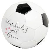 Unschoolling mam Grace Hearts Voetbal (Drie kwart)