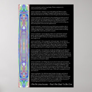 Unschoolse Credo Poster