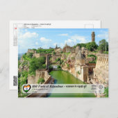 UNSECO, Hill Forts of Rajasthan - Chittorgarh Fort Briefkaart (Voorkant / Achterkant)