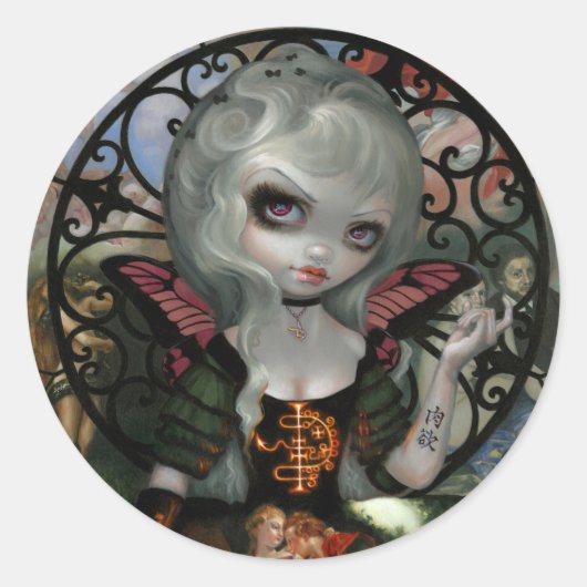 "Unseelie Court: Lust" Sticker (Voorkant)