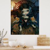 Unseelie Court: Pestilence ART PRINT Gothic Fairy (Keuken)