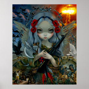 Unseelie Court: War ART PRINT soldaat fairy angel