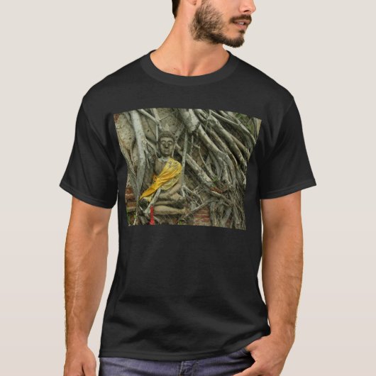 Unseen Buddha Ayuthaya Thailand T-shirt (Voorkant)