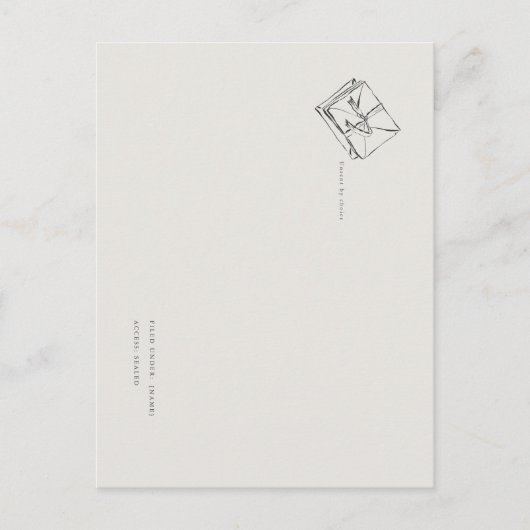 Unsent Letters- Regency Correspondence Briefkaart (Voorkant)