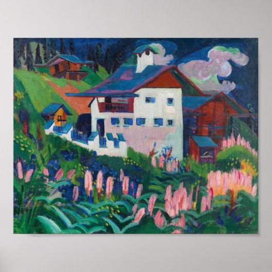 Unser Haus | Ernst Ludwig Kirchner Poster (Voorkant)