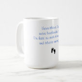 Unser kleiner Engel Erinnerungstasse Koffiemok (Voorkant links)
