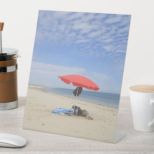 UNSER Sonnenschirm -  Reclamebord Met Voetstuk (Insitu)