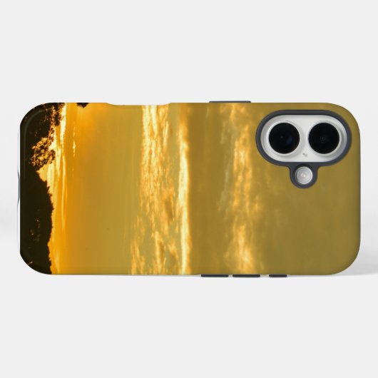 unset Sky Hoesje - Gele tinten van sereniteit (Achterkant (horizontaal))