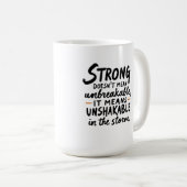 Unshakable in the Storm Koffiemok (Voorkant rechts)
