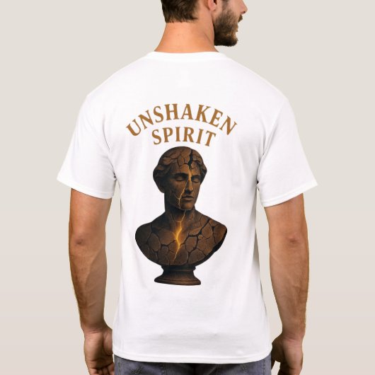 UNSHAKEN SPIRIT – Strength in the Cracks T-shirt (Achterkant)