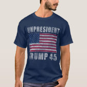 Unsident Trump 45 T-shirt (Voorkant)