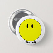 unsmiley ronde button 5,7 cm (Voorkant /achterkant)