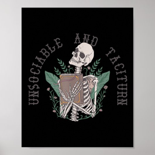 Unsociable en Taciturn Jane Austen Pride & Camp; P Poster (Voorkant)